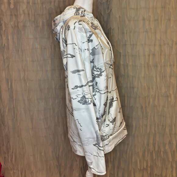 Under Armour Men’s Hoodie Size L – White Camo Pullover Sweatshirt - Picture 4 of 9